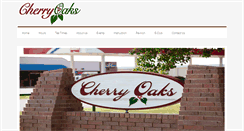 Desktop Screenshot of cherryoaksgc.com